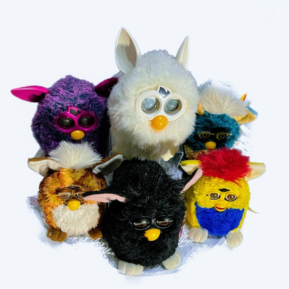 Plush Toy Set - Multicolor Six Adorable Furby’s